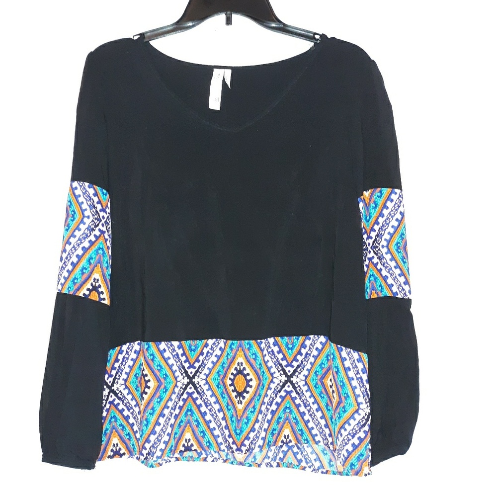 Women's Pink Owl long sleeve top size L